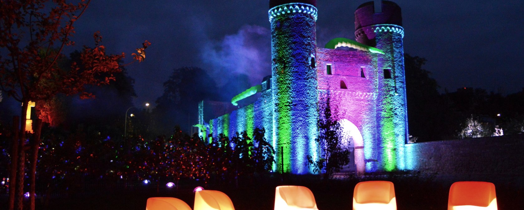 Illuminiertes Weiertor Z&uuml;lpich, &copy; Seepark Z&uuml;lpich