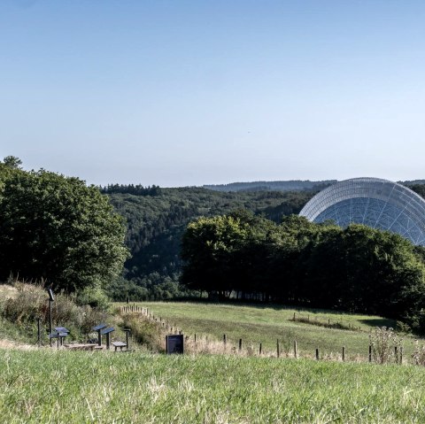 Sternenblick am Radioteleskop Effelsberg, © Nils Noell