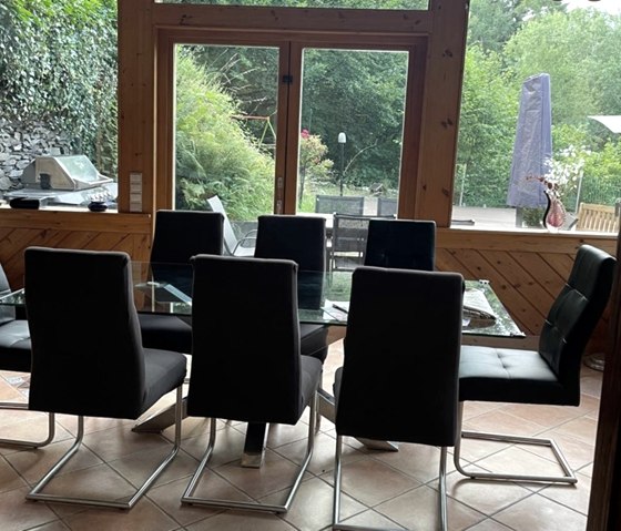 Ferienhaus M&uuml;hlenley -  Esszimmer