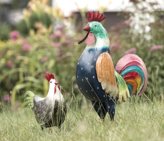 Deko H&uuml;hner, &copy; Stefanie Laville & Nordeifel Tourismus GmbH
